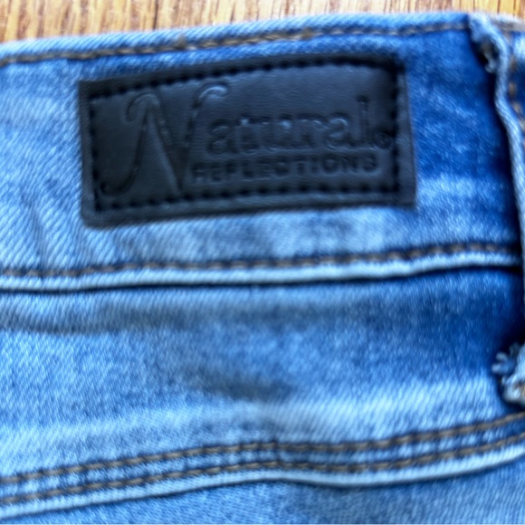 Cropped faded stretch jeans - Picture 3 of 4